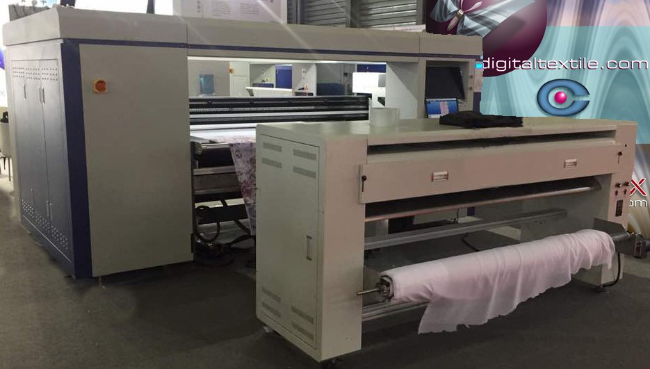 Heat fixation for textile printing